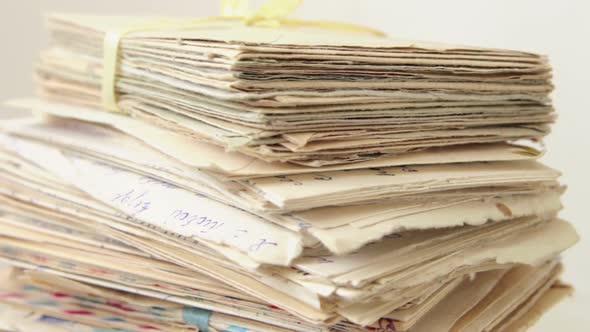 Pile Of Old Letters