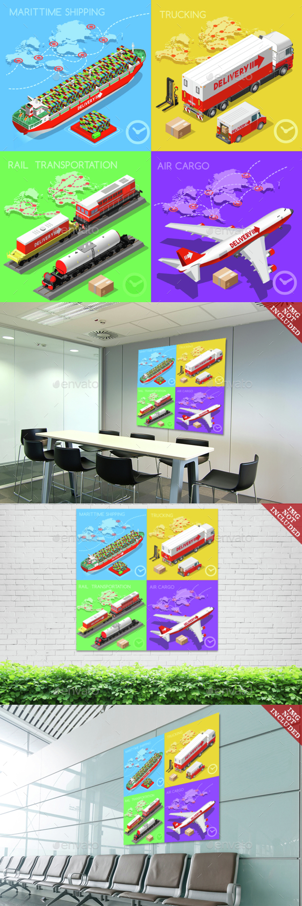 Logistic Icon 02 Vehicle Isometric - Industries Business