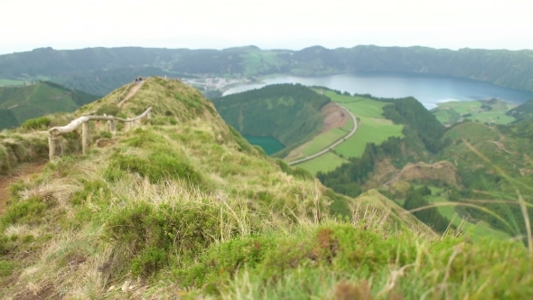 A Lookout From The Sete Cidades