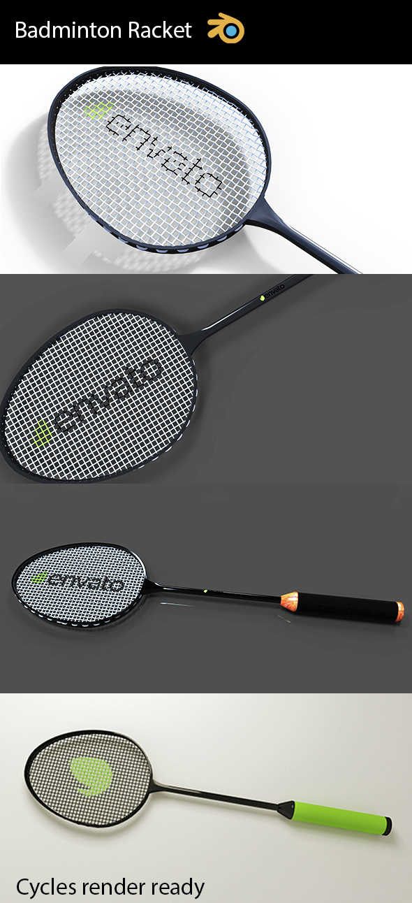 Badminton Racket - 3Docean 15233317