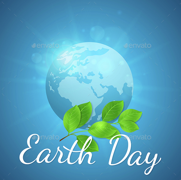 Earth and Green Branch - Miscellaneous Vectors