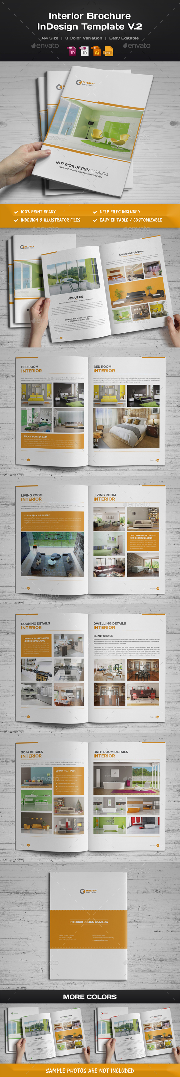 Interior Brochure InDesign v.2 - Corporate Brochures