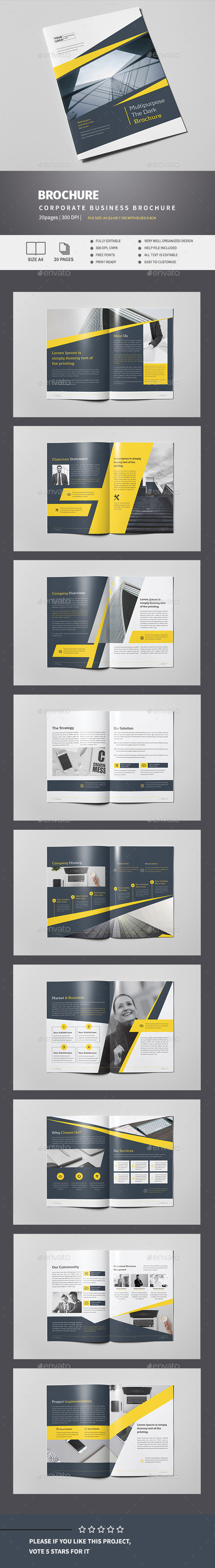 Clean Business Brochure - Corporate Brochures