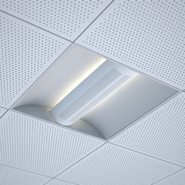 Office Recessed Ceiling Light By Lftspc, Office Light Fixture