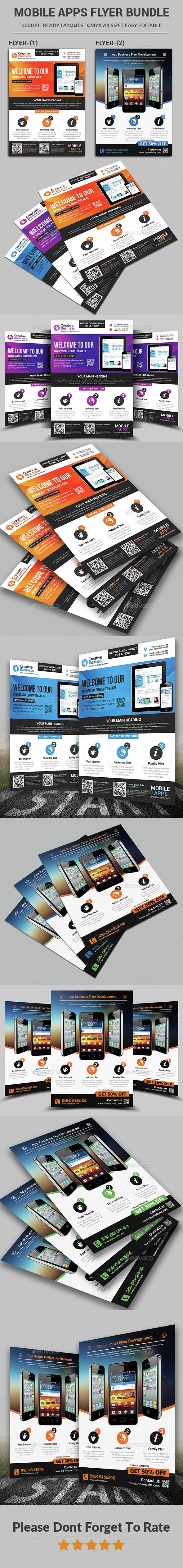 App Flyer Bundle - Corporate Flyers
