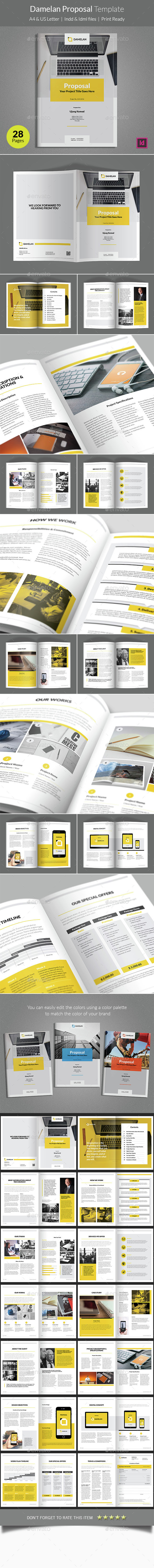 Daleman Proposal Template - Proposals & Invoices Stationery