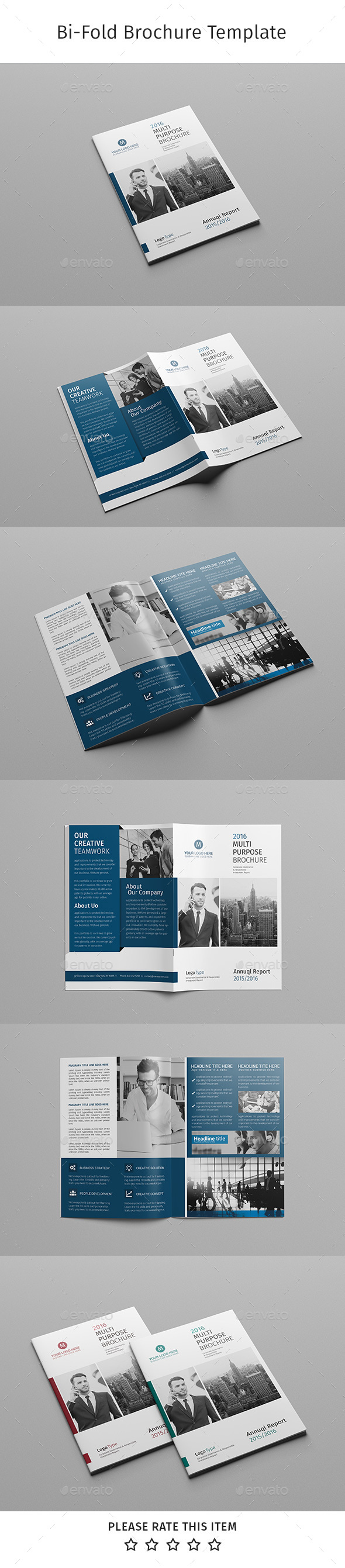 Corporate Bi-fold Brochure-Multipurpose 06 - Corporate Brochures