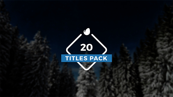 20 Titles Pack - VideoHive 15244965