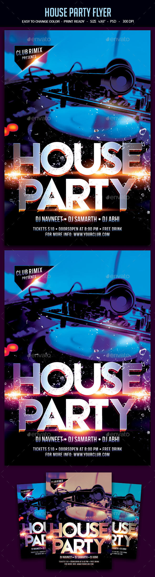 House Party Flyer - Clubs & Parties Events