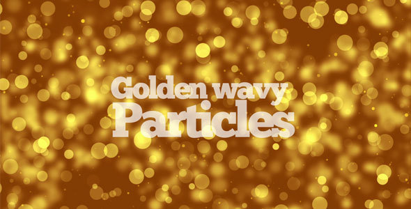 Golden Wavy Particles Pack