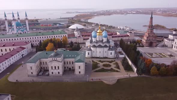 Kazan Kremlin. Kazan. Tatarstan. Kazan city center in Russia.