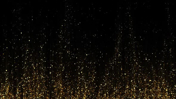 Gold Particles Rising HD