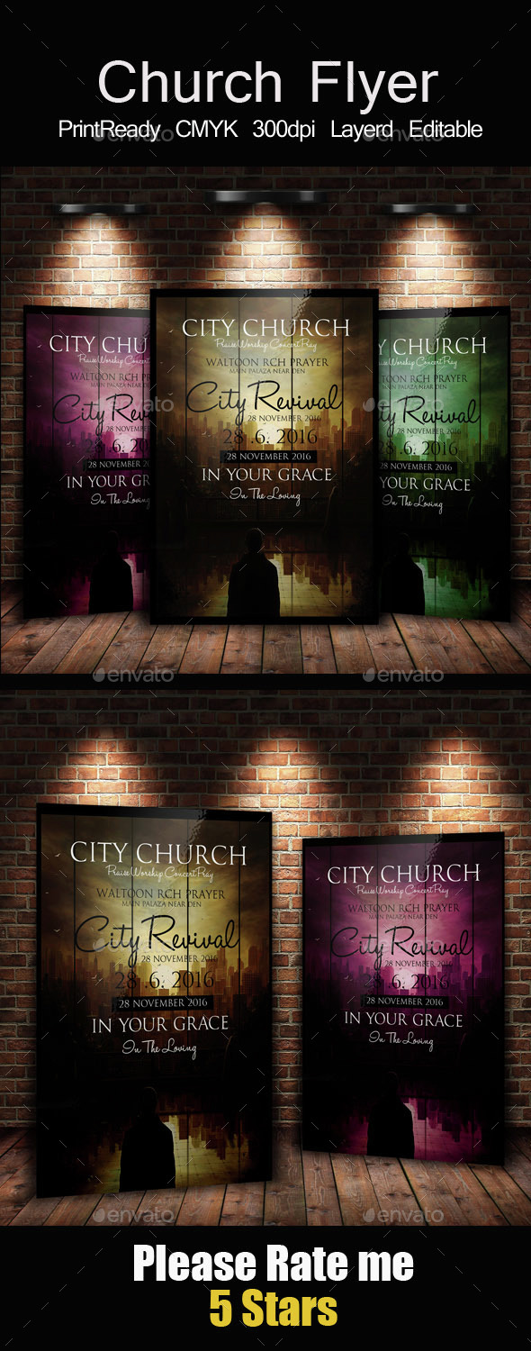 Back to God Church Flyer - Church Flyers