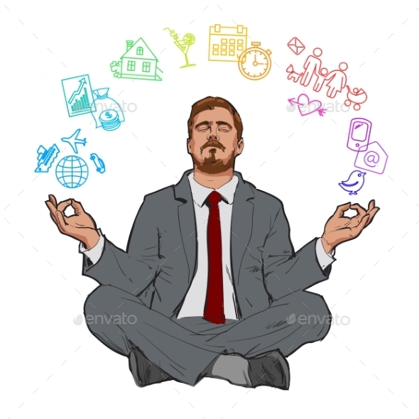 Concept Of Relax And Work Balance. - Concepts Business