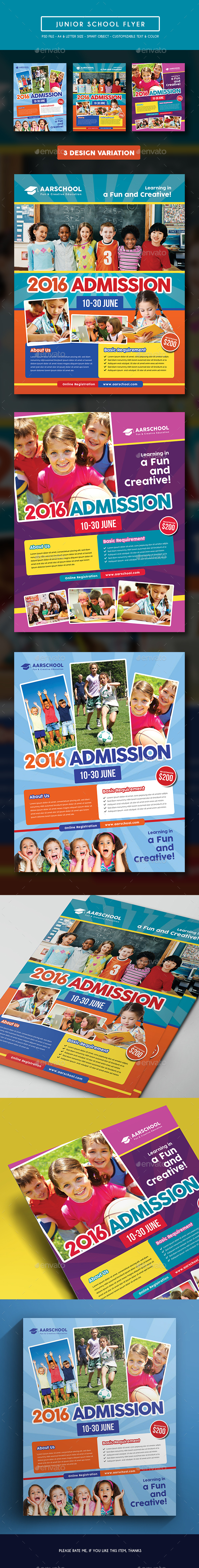 Junior School Flyer - Corporate Flyers
