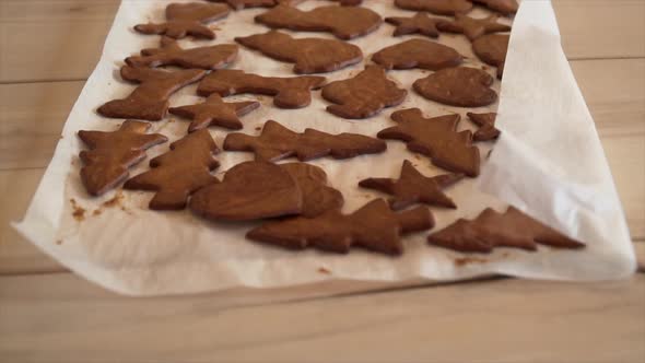 Gingerbread cookies fresh out of the oven, 4k alt
