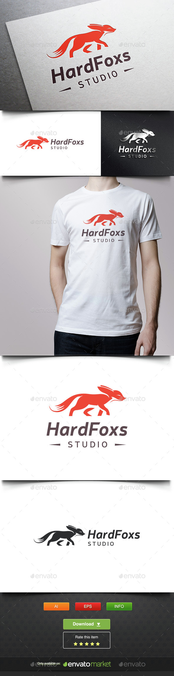 Fox Studio - Animals Logo Templates