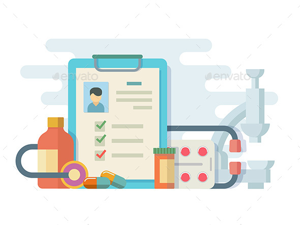 Medicine Pills Stethoscope - Health/Medicine Conceptual