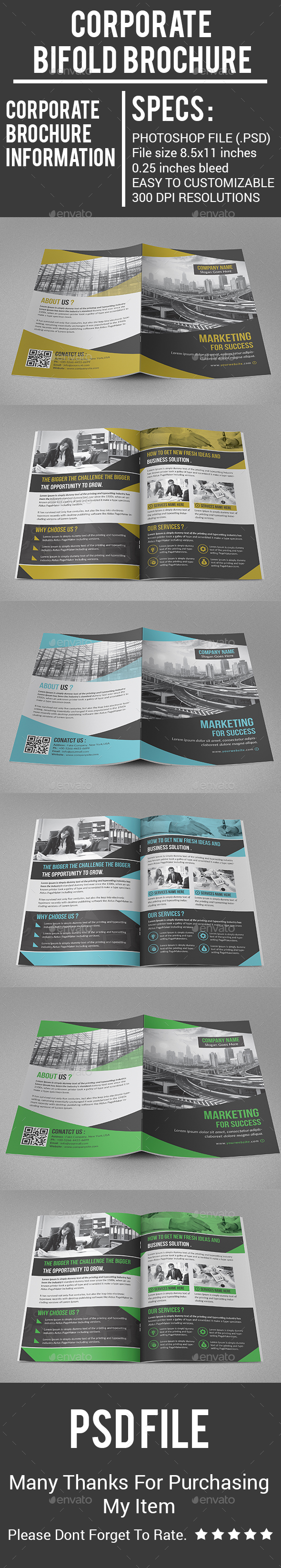 Corporate Bifold Brochure - Corporate Brochures