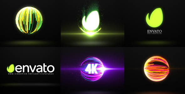Light Logo Reveal Video Displays template preview