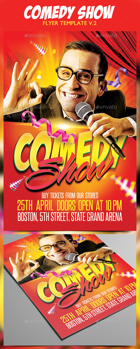 Comedy Show Flyer v.2 - Events Flyers