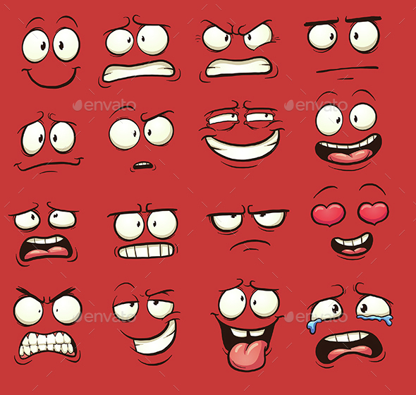 Cartoon Faces - Miscellaneous Characters