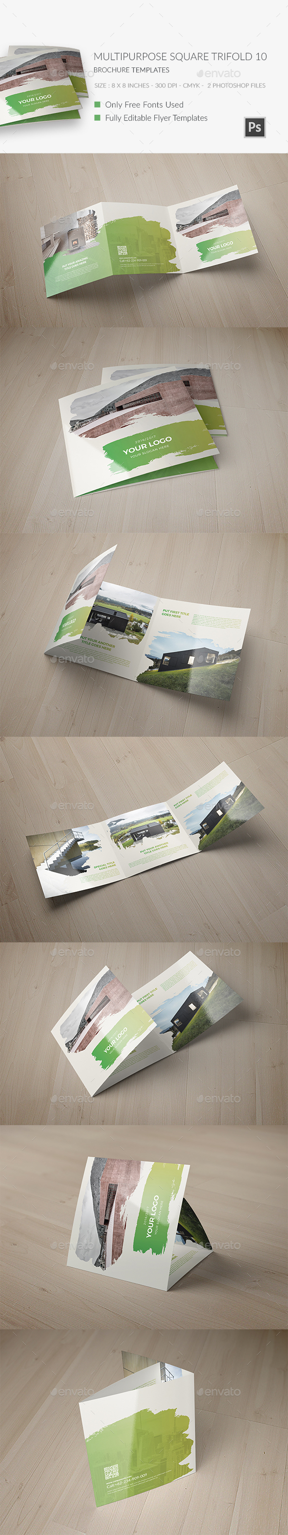 Multipurpose Square Trifold Brochure 10 - Corporate Brochures