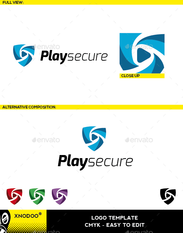 Playsecure Logo - Symbols Logo Templates