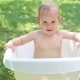Baby Bathing In Garden - VideoHive Item for Sale