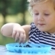 Little Kid Eating Blackberries In Forest In Summer - VideoHive Item for Sale