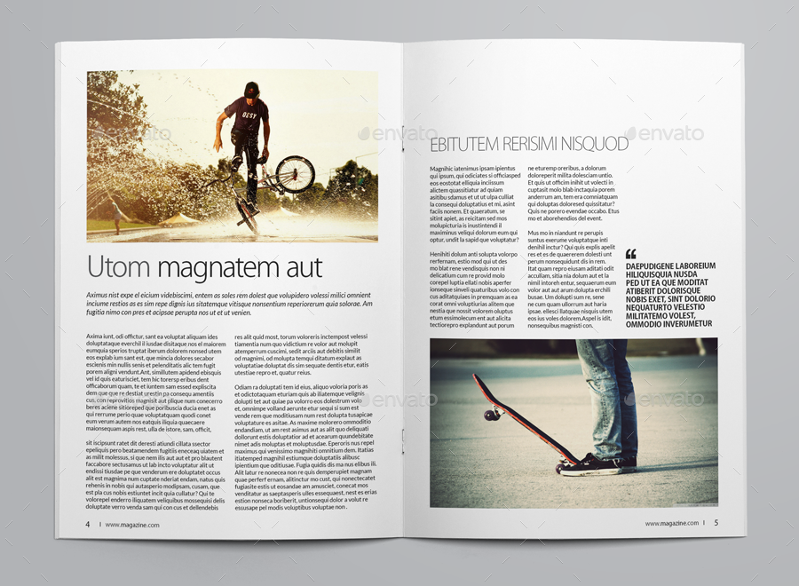 Indesign Magazine Template vol 5, Print Templates | GraphicRiver