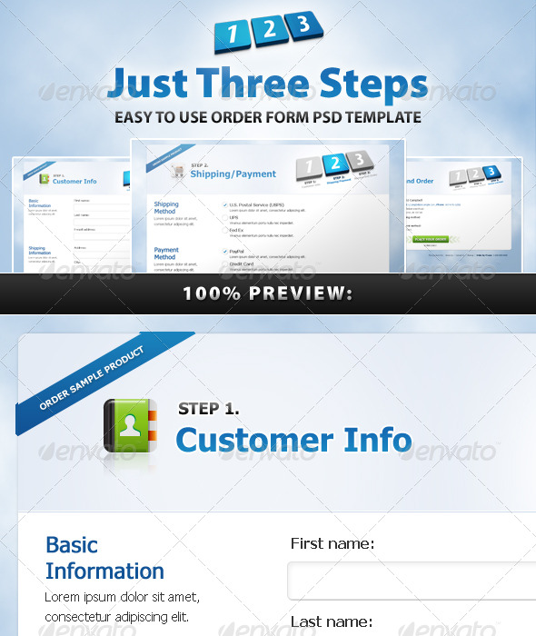 Just Three Steps - Forms Web Elements