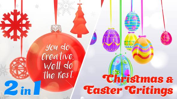 Pack Happy EasterChristmas - VideoHive 8560126