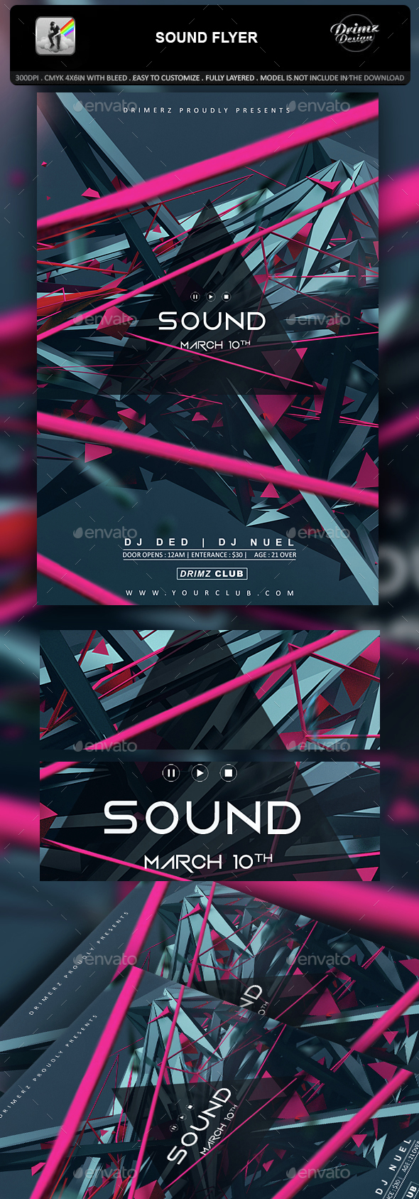 Sound Flyer - Events Flyers