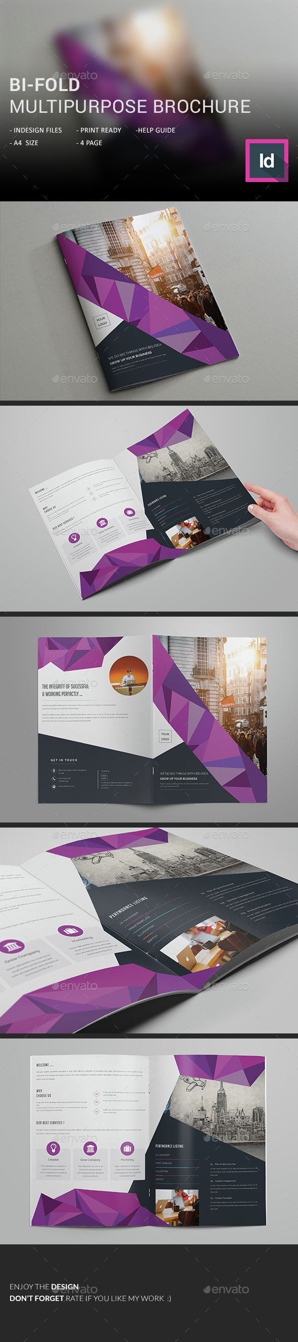 Bi-Fold Multipurpose Brochure - Corporate Brochures