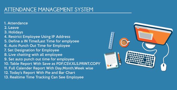 Employee Attendance Management - CodeCanyon 9332842
