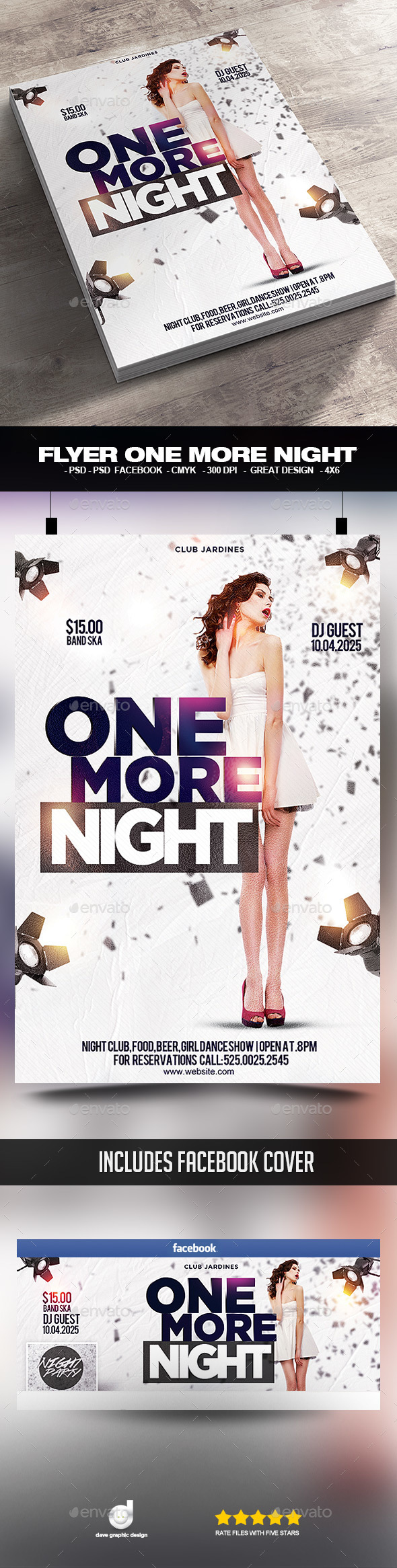 Flyer One More Night - Clubs & Parties Events