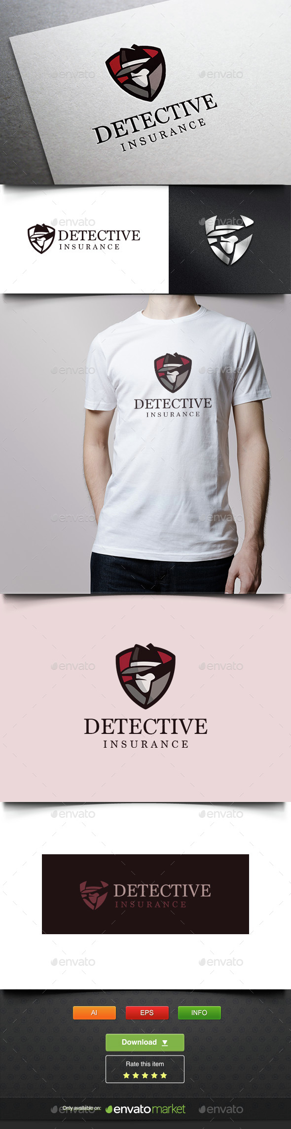 Detective - Humans Logo Templates