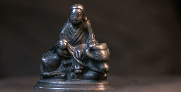 Monk Sculpture