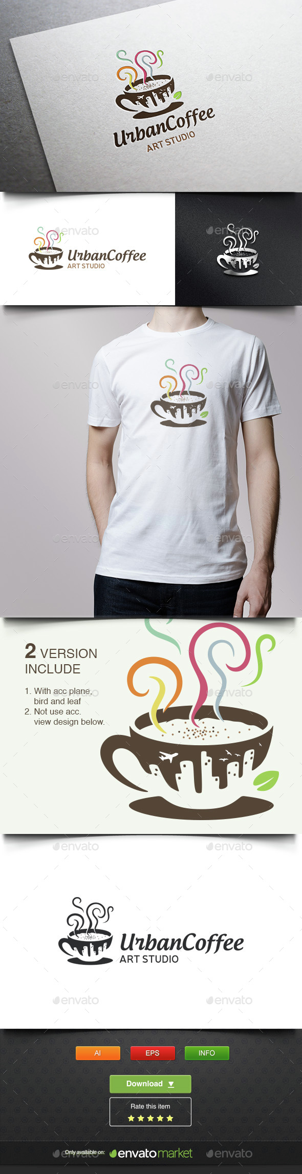 Urban Coffee - Food Logo Templates