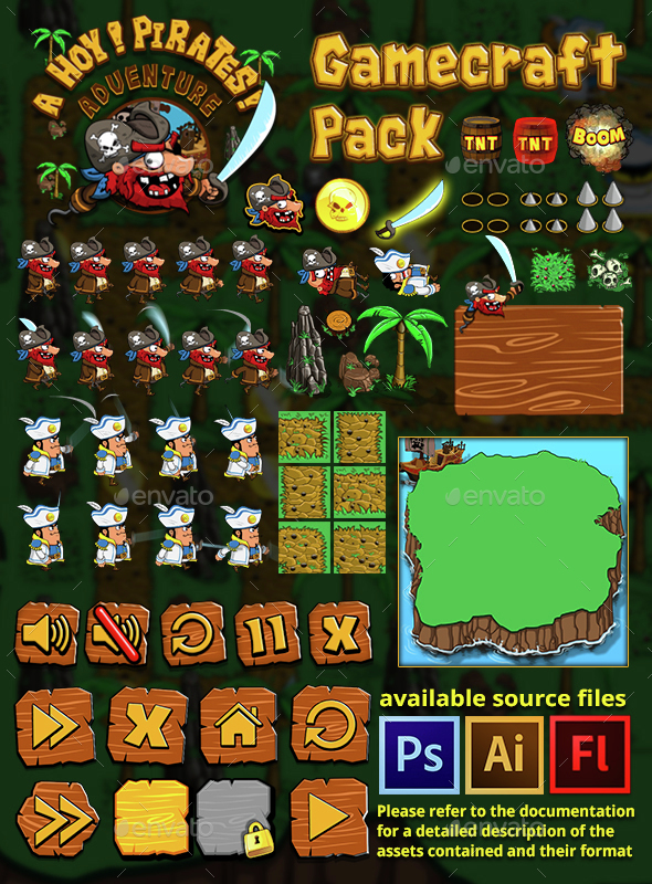 Ahoy! Pirates Adventure - Game Assets - Game Kits Game Assets
