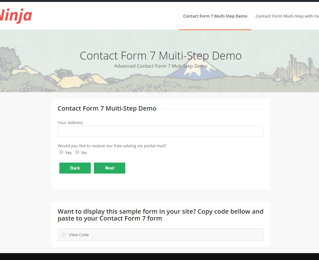 contact form seven cf7 multi step pro by ninjateam codecanyon contact form 7