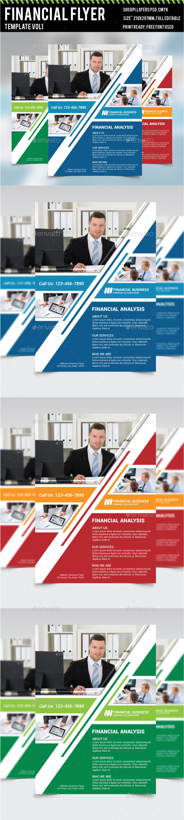 Financial Analysis Flyer Vol 1 - Corporate Flyers