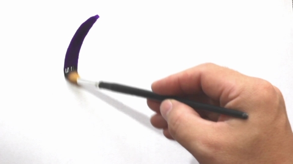 Smiley Face Drawn With a Brush alt