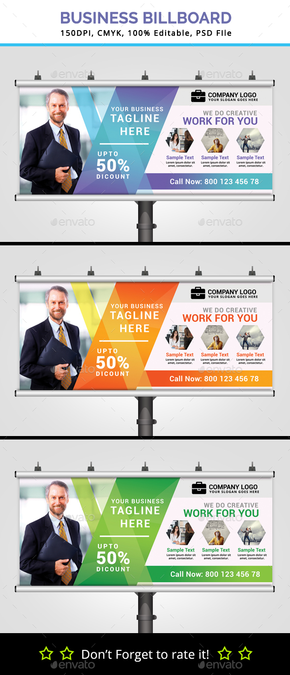 Business Billboard V7 - Signage Print Templates