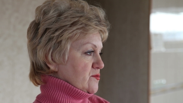 Woman Looking Into The Distance