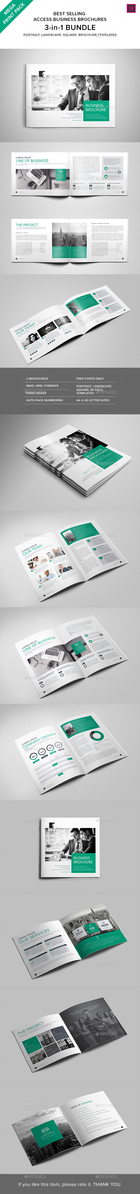 Print Pack :: Access Brochures Bundle - Corporate Brochures