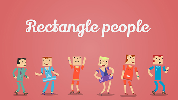 Rectangle People - VideoHive 15310743