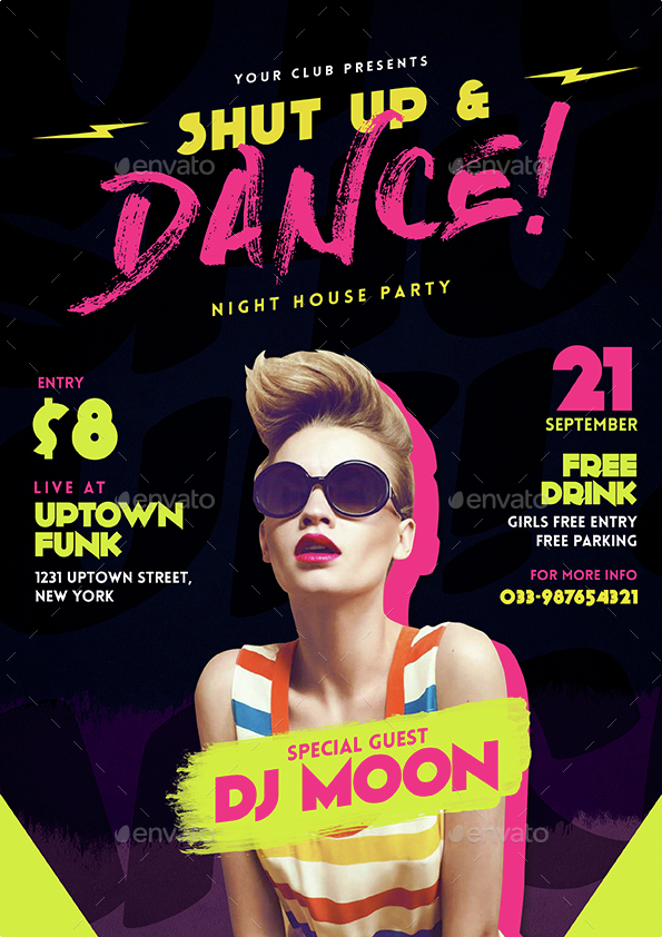 Disco Dance Flyer by Guuver | GraphicRiver