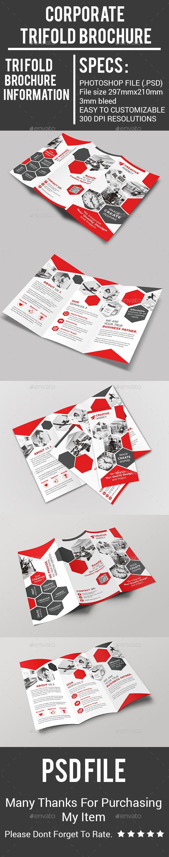 Corporate Trifold Brochure - Corporate Brochures